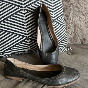 Frye Black Ballet Flats